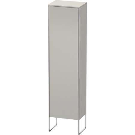 Duravit Xsquare Tall Cabinet Concrete Gray Matt XS1314R0707